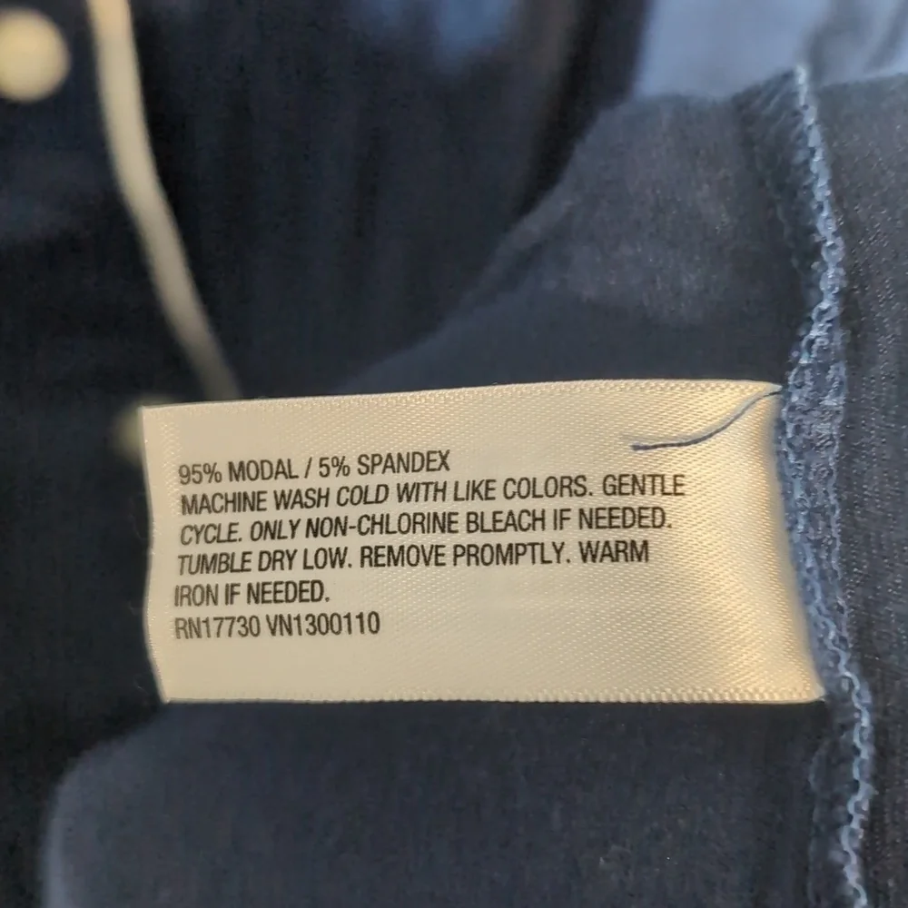 Stars Above Soft Long Sleeve Button Down Nightgown Pajamas Lounge - Picture 3 of 4